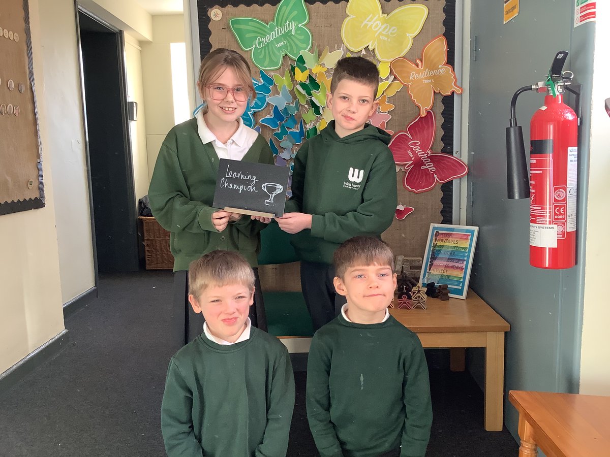 TheHuntspills's tweet photo. Today is an End of Term congratulations to our Learning Champions chosen for their continuing hard work & perserverance. Also to our pupils chosen to receive a #hotchoc today for their kindness & helpfulness. πβοΈ
Well done all! ππ
#WeLearn #weachieve #weflourish #teamthpa https://t.co/oP2bbp5kbP