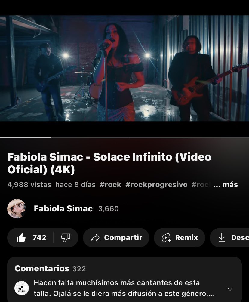 Estamos a nada de llegar a las 5mil vistas con “Solace Infinito” 

youtu.be/eh4y0e2QDtk