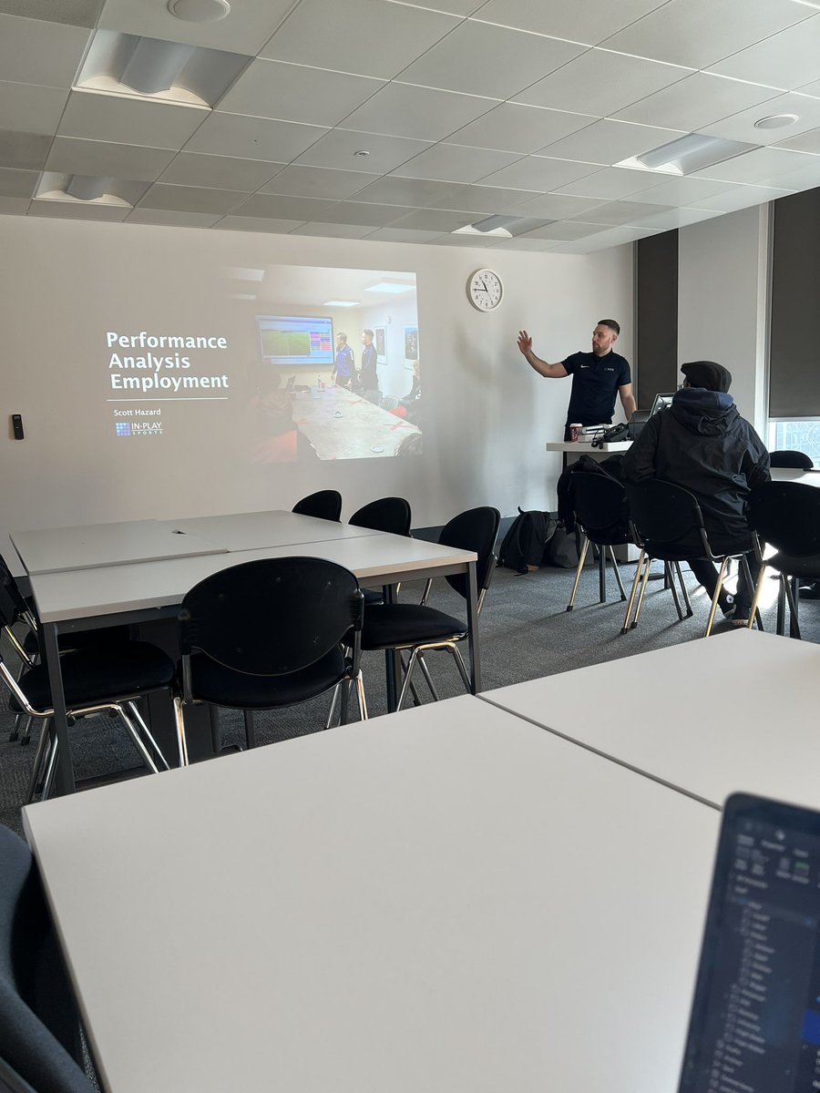 Kingston Uni Sport & Exercise Science (@kusportexsci) on Twitter photo Great session today from <a href="/InPlaySports_/">In-Play Sports</a> discussing employability in PA. Thanks Scott for a really insightful talk 📹💻📊 Great session today from <a href="/InPlaySports_/">In-Play Sports</a> discussing employability in PA. Thanks Scott for a really insightful talk 📹💻📊