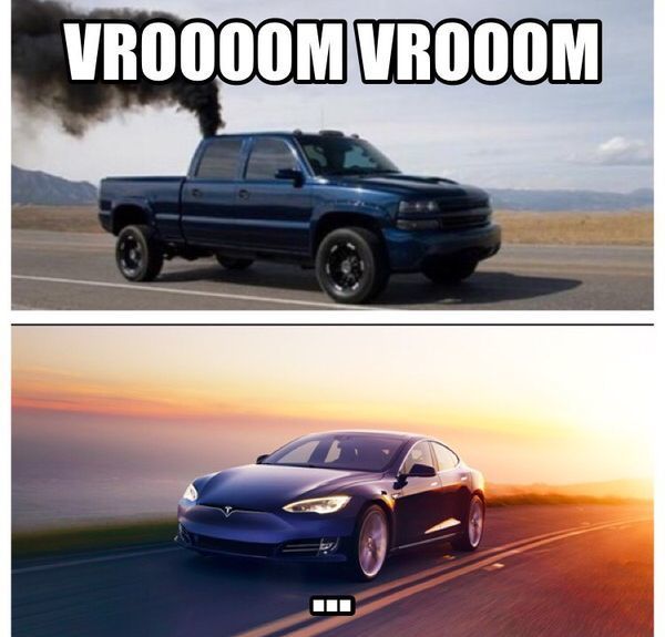 RicaLegname1's tweet photo. Carro a combustão Vs Carro elétrico 
Ouve só a diferença... hehehe https://t.co/6BFzOfKBbz