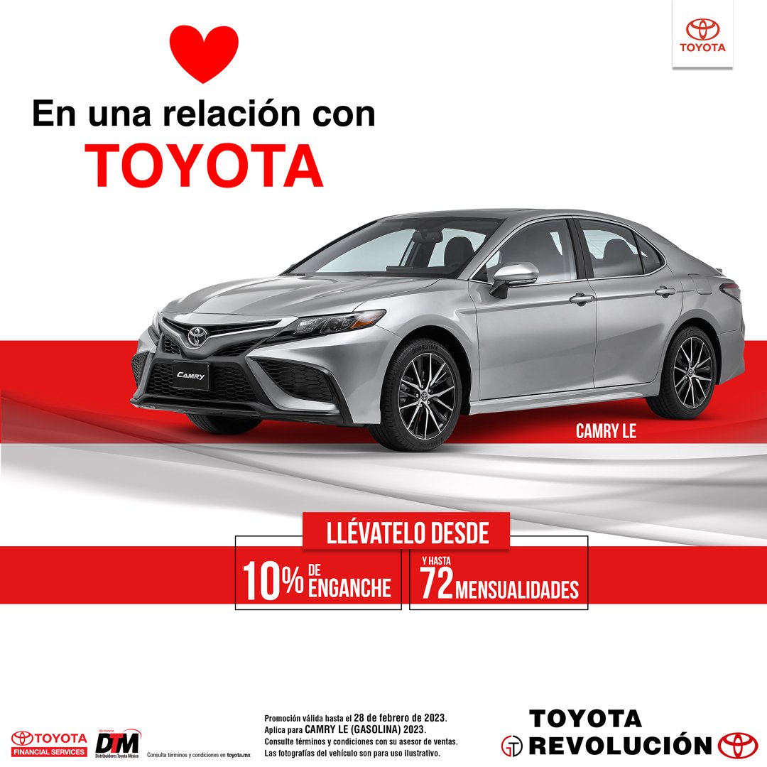 Toyota_Rev's tweet photo. Para que presumas tu relación con tu Toyota
Agenda hoy tu prueba de manejo📲5586478000  https://t.co/vahhCJsMdD
#ToyotaRevolucion #SomosToyota #CDMX https://t.co/vFdb3fs27u