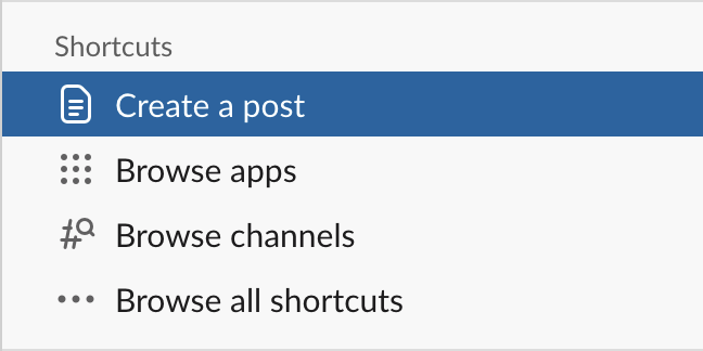 askslackman's tweet photo. #SlackTips 👉Need to share long-form content that won’t fit in a simple message (like a work-down list or task plan)? Try using a post: https://t.co/04R3hHG7LB https://t.co/jXOEMq6i7e
