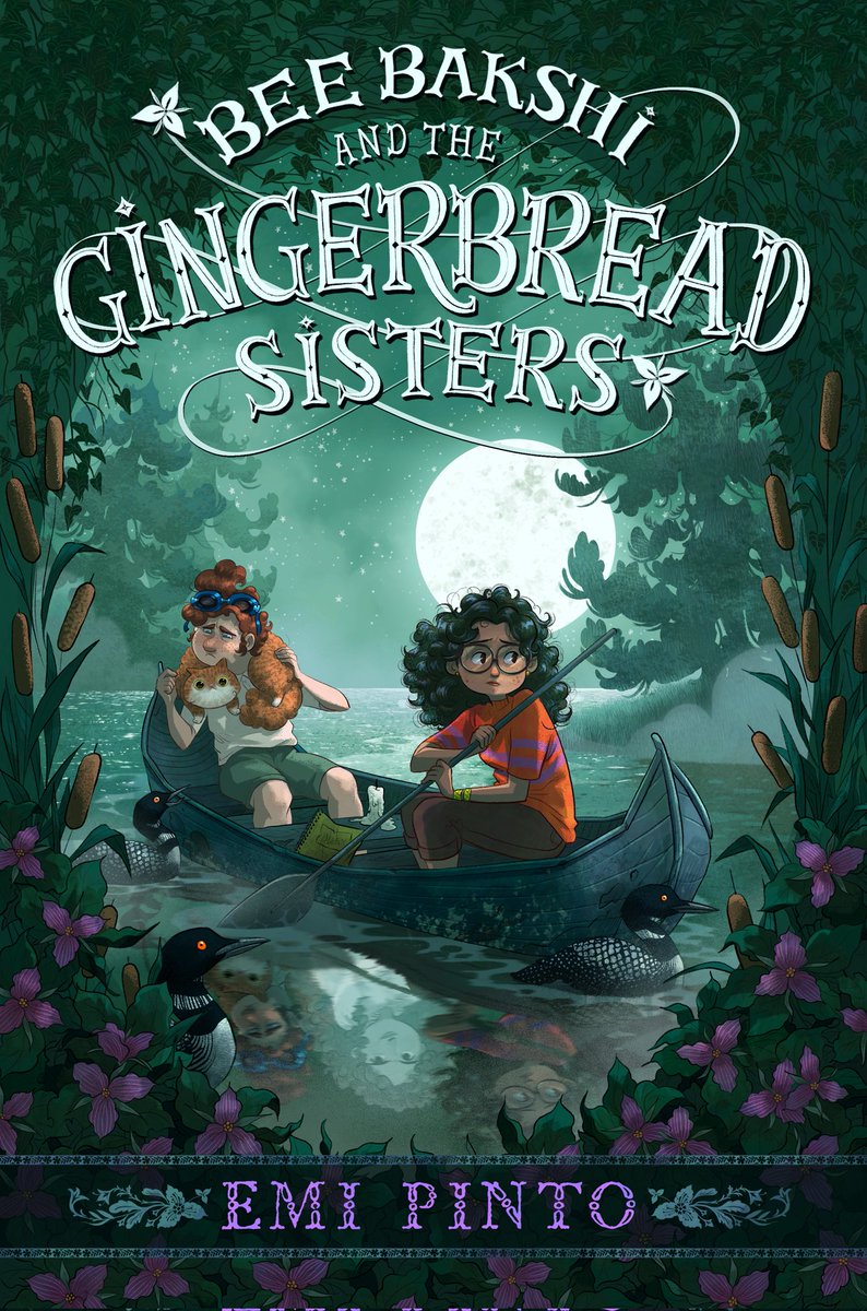 🖤👀 COVER REVEAL 👀🖤 Excited to share the cover for BEE BAKSHI & THE GINGERBREAD SISTERS, about a hungry house, an even hungrier ghost, and the girl that saves them both, out this Fall from @KTegenBooks! Art: @/lavanyanaidu on IG Preorder: linktr.ee/emipinto
