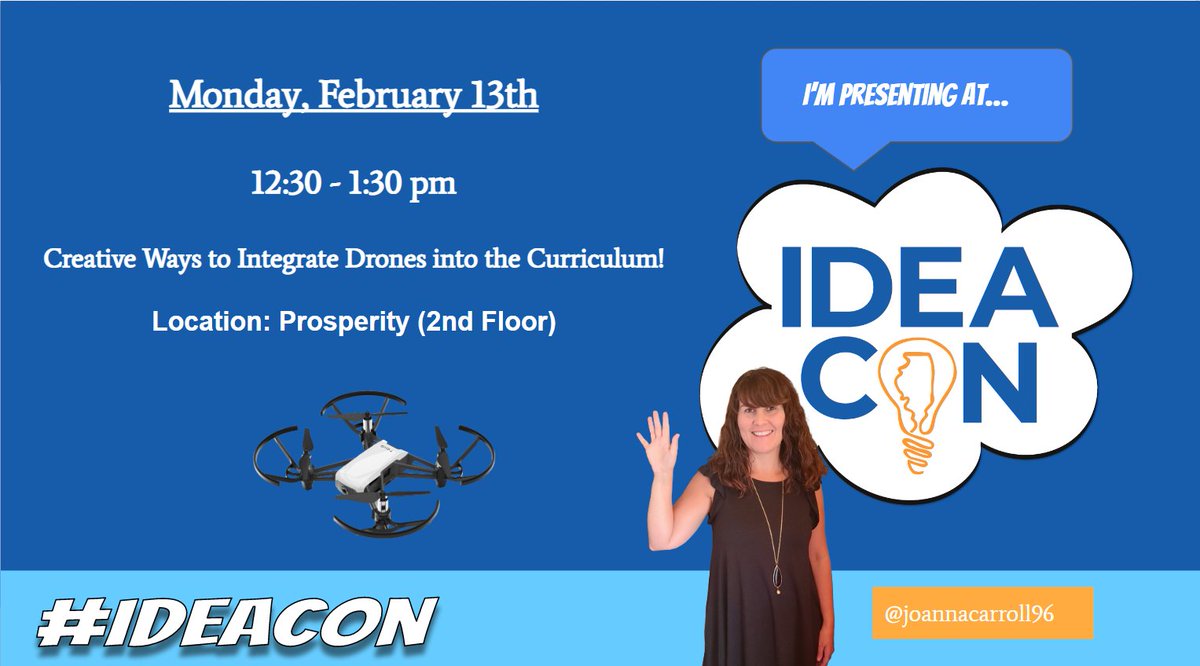 Getting excited to return to #IDEAcon! Come see me on Monday, February 13th at 12:30pm. #IDEAcon!