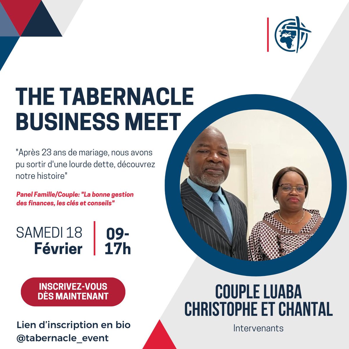 TabernacleEvent's tweet photo. Plus que 2 semaines avant #TheTabernacleBusinessMeet 

Alors, réserves ta place dès aujourd’hui ici : https://t.co/vSRYfxQL0w https://t.co/PNlfe1Im14