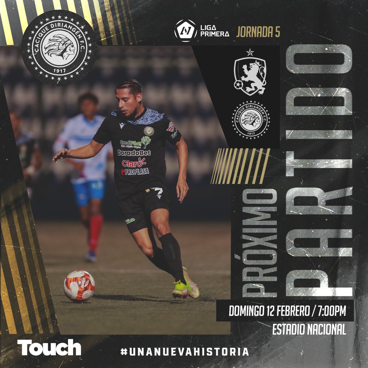 Diriangen_FC's tweet photo. 🔜 ¡DOMINGO DE VISITA A LA CAPITAL, BUSCAREMOS EL LIDERATO! 👏
🆚 Managua FC
🏟️ Estadio Nacional
📅 Domingo 12
⏰ 7:00 PM
🏆 Jornada 5
🎮 #TouchGaming
¡VAMOS EQUIPO! 👊
#UnaNuevaHistoria 🤍🖤 https://t.co/SrHW4smhaM