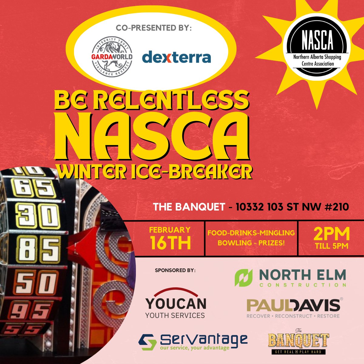 ShopNASCA's tweet photo. Ticket sales end Tuesday! Kick off 2023 with Be Relentless - NASCA's Winter Ice-Breaker. 
Grab your tickets here: https://t.co/lYzGnundJn https://t.co/rcXnMk5zgm