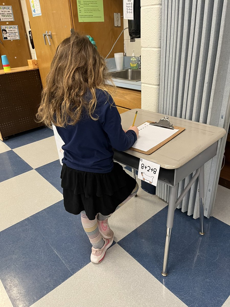 Around the room math fun for our Friday!