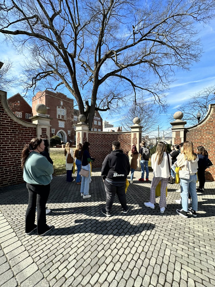 Juniors and Seniors visited UTC today for an admissions session, tour, and lunch on campus!
