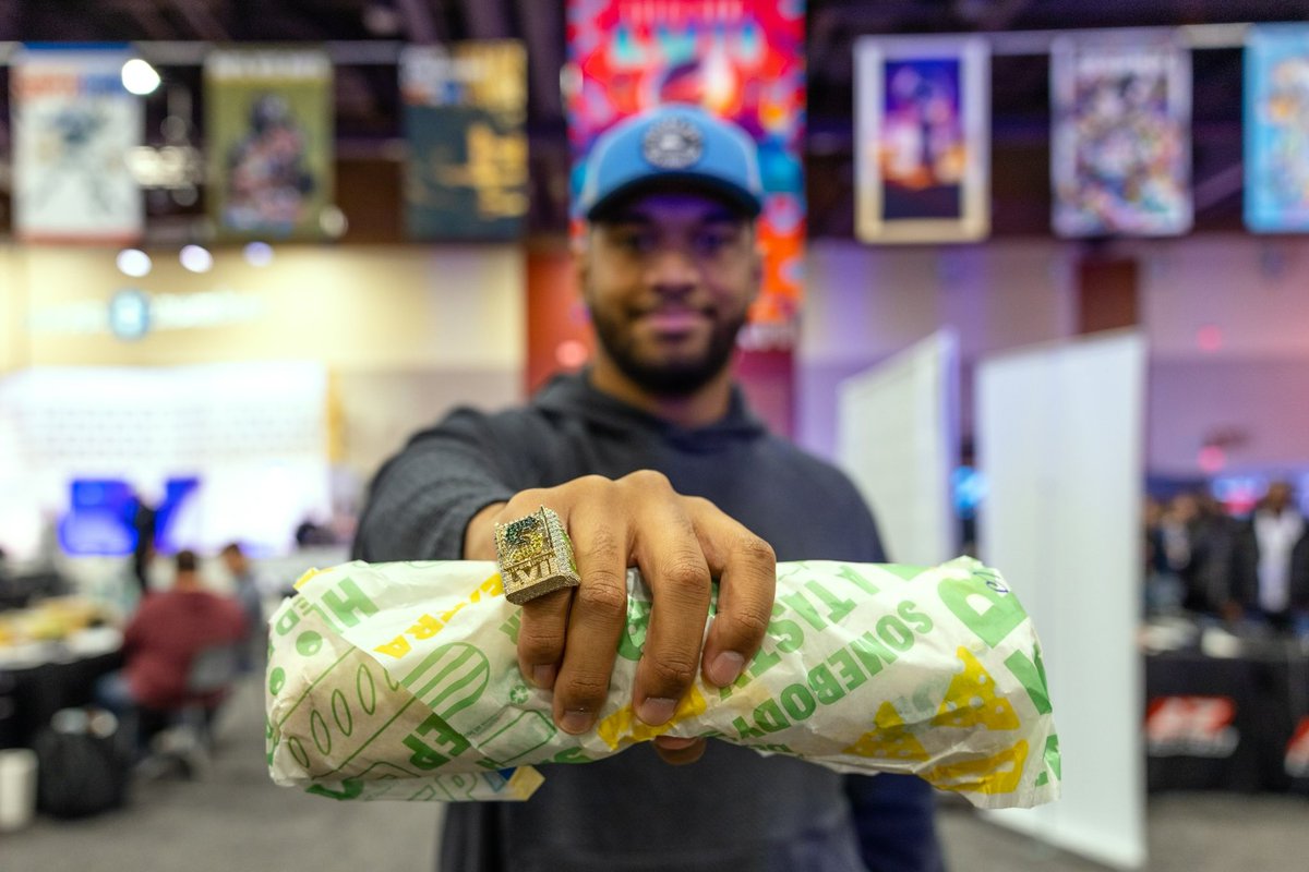 Live at #SuperBowlLVII hosting Subway® Series Super Bowl Showdown trivia with the delicious #SubwaySeriesMenu subs

Follow @Subway on Instagram to test your football knowledge wherever you’re at 🥖💪🏾