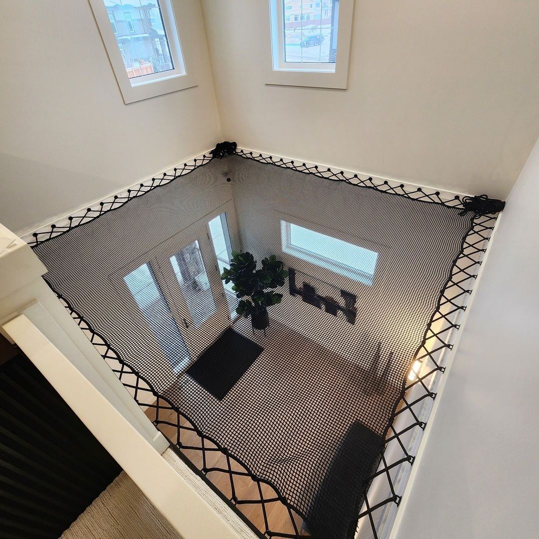 HillviewYEG's tweet photo. Ta Da! Here's something we're almost certain you've never seen before...
A hammock floor!
#anyhomeanywhere #HowWeHillview #JagareRidge #homevision #yegcustomhomebuilder #customfeatures #finehomebuilding #interiors123 https://t.co/EpVfOKwS9M
