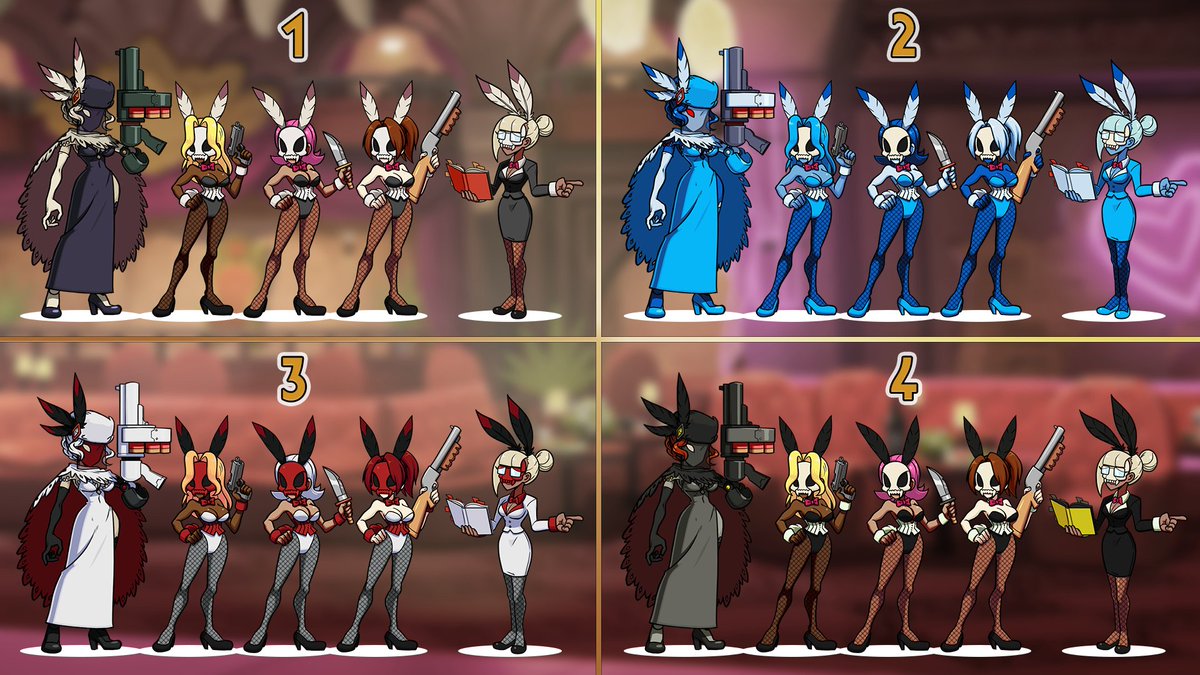 Black Dahlia and her henchbunnies are masters of all forms of