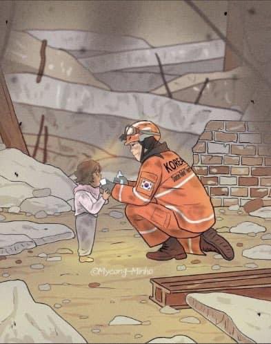 Güney Koreli bir ressam geçmiş ile bugünü çizmiş..

Kardeşliğimiz daim olsun