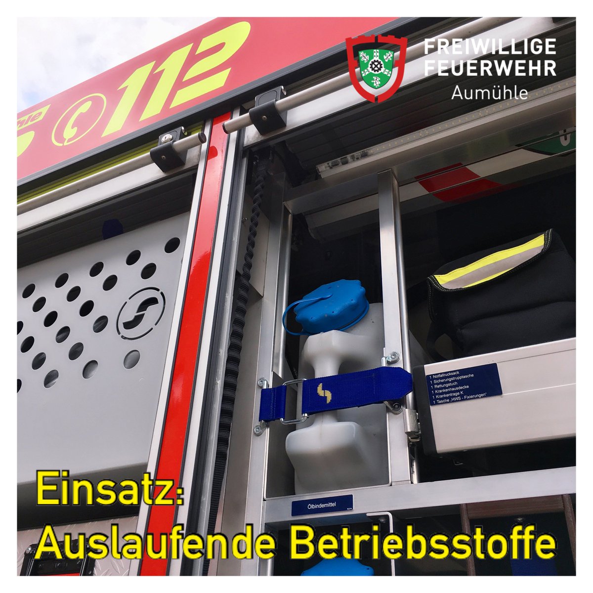 🚒 #EinsatzFw Nr. 008/2023
📅 10.02.2023
⏰ 13:11 Uhr
🚨 TH K - auslaufende Betriebsstoffe auf Tankstellengelände
🚩 L314 / L208
🔴 FF #Wohltorf

----
💻 Einsatzbericht: t1p.de/xy5v9
#feuerwehr #aumühle