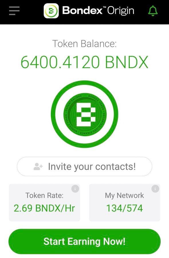$BNDX #Airdrop tokens 1 BNDX = 1$
The project was AMA with #Binance and was mentioned by Forbes 
Step 1: Download “Bondex Origin” 
B2: Register Verify Email 
Step 3: Enter the Invite Code : HT0T2

Download👉  bondexapp.page.link/hF3mRkPgr1vGAK…

Refer Code👉 HT0T2