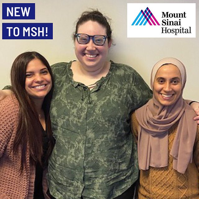 The Department of Social Work Services at MSH welcomes the following new staff:
 ⁣
𝐒𝐢𝐧𝐭𝐡𝐢𝐚 𝐍𝐮𝐧𝐞𝐳 (𝐥𝐞𝐟𝐭) MSW
𝐀𝐫𝐢𝐚𝐧𝐧𝐚 𝐂𝐨𝐥𝐨𝐧 (𝐦𝐢𝐝𝐝𝐥𝐞) LMSW
𝐓𝐚𝐛𝐚𝐬𝐬𝐮𝐦 𝐑𝐚𝐡𝐦𝐚𝐧 (𝐫𝐢𝐠𝐡𝐭) LCSW
 ⁣
Best of luck in your new roles!⁣
 ⁣
#socialworkers #nyc