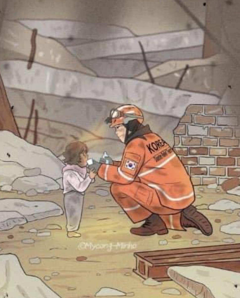 Koreli çizer geçmişi ve şimdiki zamanı çizmiş...