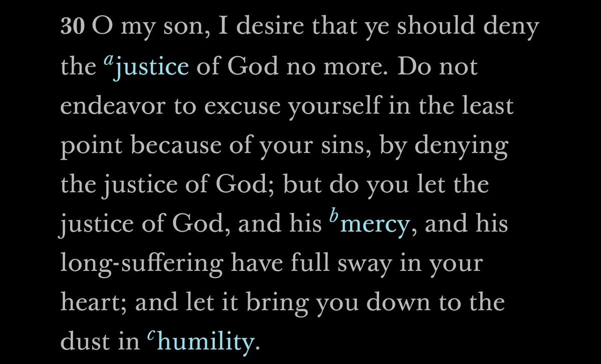 Alma 42:30.  #BookofMormon #JusticeofGod #MercyofGod