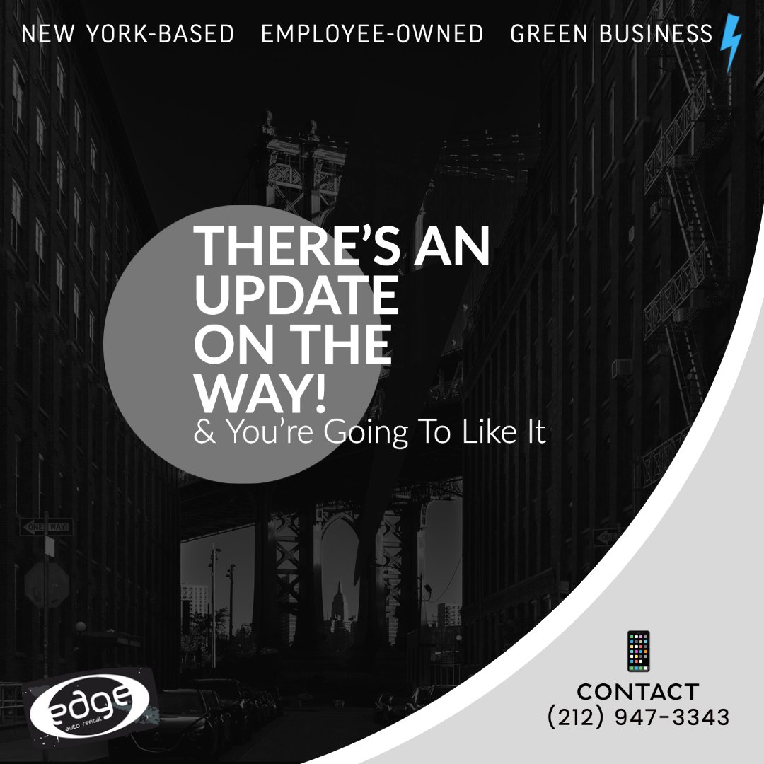 Your customer experience is about to improve as we streamline the reservation process, giving you more control and enhancing the convenience of doing business with us. #EdgeAutoRental #MinorityOwnedBusiness #CarRental #Fleet