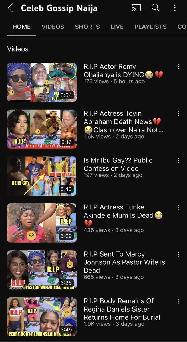 mrmacaroni's tweet photo. My dear Aunty, 
I have always said people must not be attacked for their political choices and I will keep saying that because I am a victim myself. 
This particular channel has been using this style as clickbait for years now… No be today e start am. No mind Am… 😊 https://t.co/d6up4JPw7o