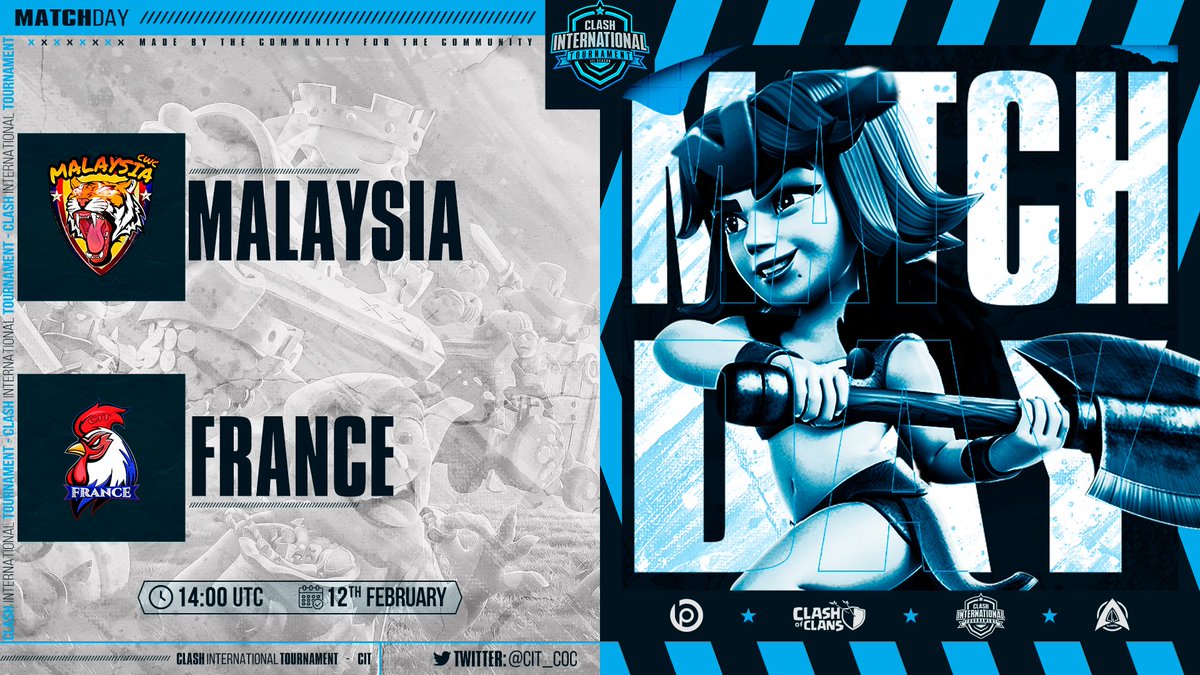 Team France CoC (@teamfrancecoc) on Twitter photo 🗓Planning🔥
▪️10.02 - 21h30 <a href="/ClashWorldCup/">Clash World Cup</a> | Old - W1 #CWC8
🆚 <a href="/teamgermanycoc/">Team Germany CoC</a> 🇩🇪
🎥 <a href="/optimusprimeCOC/">Optimus Prime COC</a> 🇫🇷
▪️12.02 - 15h00 <a href="/CIT_COC/">CLASH INTERNATIONAL TOURNAMENT</a> | W5 #CITS3
🆚 <a href="/TeamMY_COC/">Team Malaysia COC</a> 🇲🇾
▪️12.02 - 21h45 <a href="/ClashWorldCup/">Clash World Cup</a> | Official - W2 #CWC8
🆚 <a href="/MEXICOCWC/">Selección Mexicana de Clash Of Clans</a> 🇲🇽
🎥 <a href="/optimusprimeCOC/">Optimus Prime COC</a> 🇫🇷
#GOLESBLEUS🇫🇷 🗓Planning🔥
▪️10.02 - 21h30 <a href="/ClashWorldCup/">Clash World Cup</a> | Old - W1 #CWC8
🆚 <a href="/teamgermanycoc/">Team Germany CoC</a> 🇩🇪
🎥 <a href="/optimusprimeCOC/">Optimus Prime COC</a> 🇫🇷
▪️12.02 - 15h00 <a href="/CIT_COC/">CLASH INTERNATIONAL TOURNAMENT</a> | W5 #CITS3
🆚 <a href="/TeamMY_COC/">Team Malaysia COC</a> 🇲🇾
▪️12.02 - 21h45 <a href="/ClashWorldCup/">Clash World Cup</a> | Official - W2 #CWC8
🆚 <a href="/MEXICOCWC/">Selección Mexicana de Clash Of Clans</a> 🇲🇽
🎥 <a href="/optimusprimeCOC/">Optimus Prime COC</a> 🇫🇷
#GOLESBLEUS🇫🇷