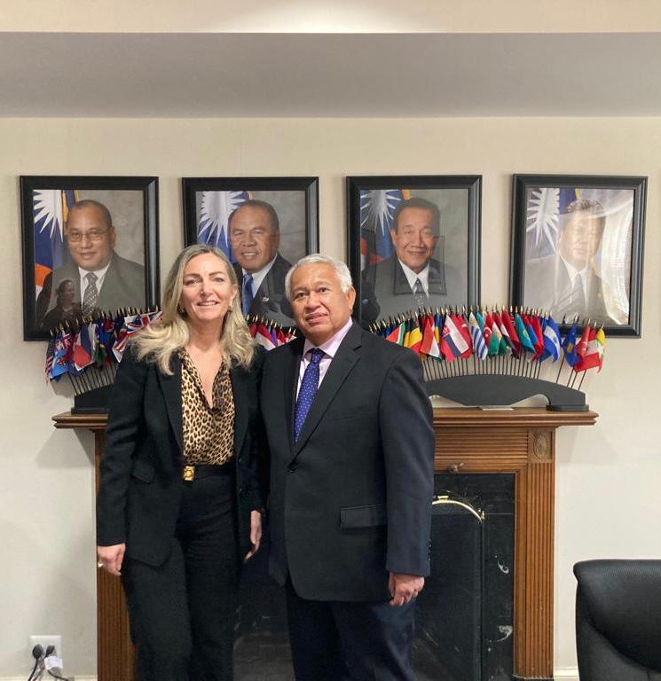 ItalyinUS's tweet photo. .@Expo2030Roma is not a project of #Italy alone, but one for all, to ensure a sustainable & inclusive future. With ๐ฒ๐ญ Amb. Zackios, ๐ฎ๐น Amb. @MAZappia reaffirmed our longstanding commitment to the environment and our oceans, to build a path to 2030 together. #30by30 #SaveTheWave https://t.co/nn5xffuiYj