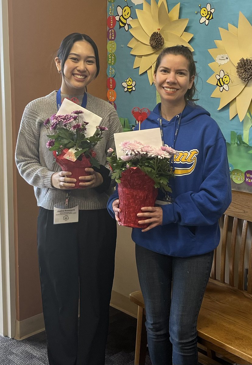 Grant Grizzlies are thankful for our school counselor, Ms. Mota and her amazing interns! #grantgrizzlies #cjusd