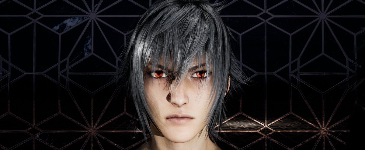 Versus13Trailer's tweet photo. Okay hair done for now I think - you can see a comparison with the previous hair model and how the lighting bounce on it!
Next step will be to add proper eyes with cornea etc etc #FinalFantasy #Noctis https://t.co/JAPJ5csyKd