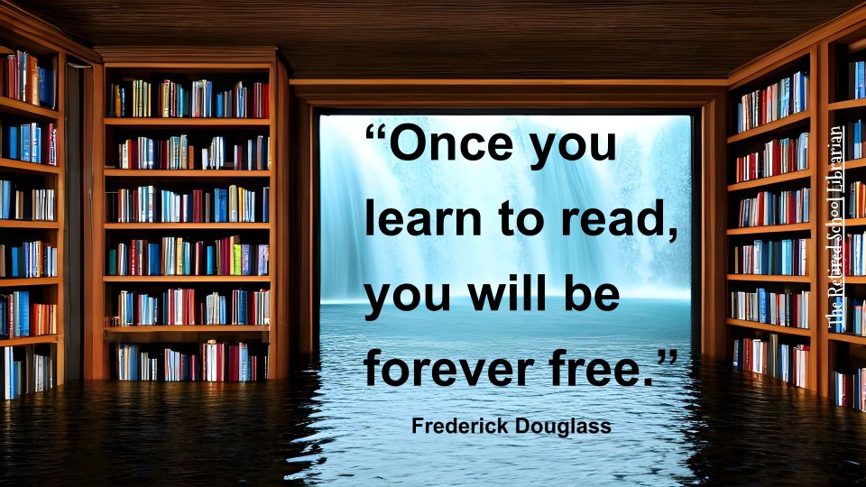 My favorite #frederickdouglass #quote. #read #librarytwitter #librarian #booklover