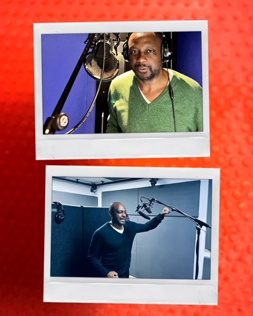 Here is client <a href="/LindonAlexander/">Lindon Alexander</a> doing some video game voiceover work for a top secret game that is due to launch soon! Very exciting but very hush hush.