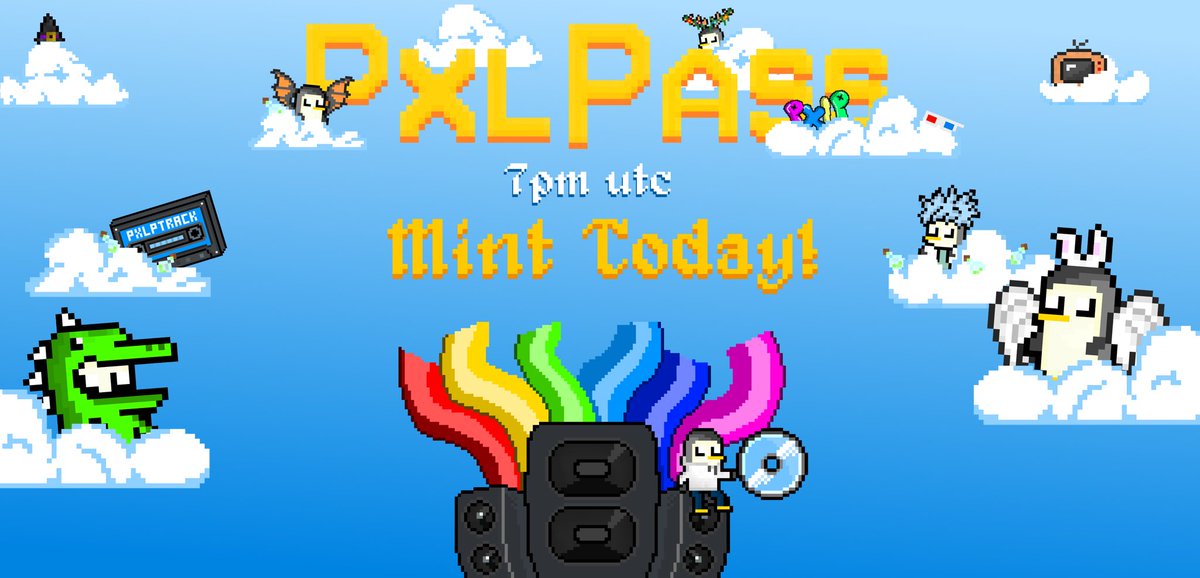 Excited to announce that the <a href="/PxlPenguinsCNFT/">PxlPenguins |🐧✨️(PUBLIC LIVE)</a> mint is now live!

We have been working hard behind the scenes with the team over at PxlPenguins to bring their PxlPass mint to life 🐧 

Have you got your pass yet? 
You can get one at the link below! 👇 
pxlpenguins.site