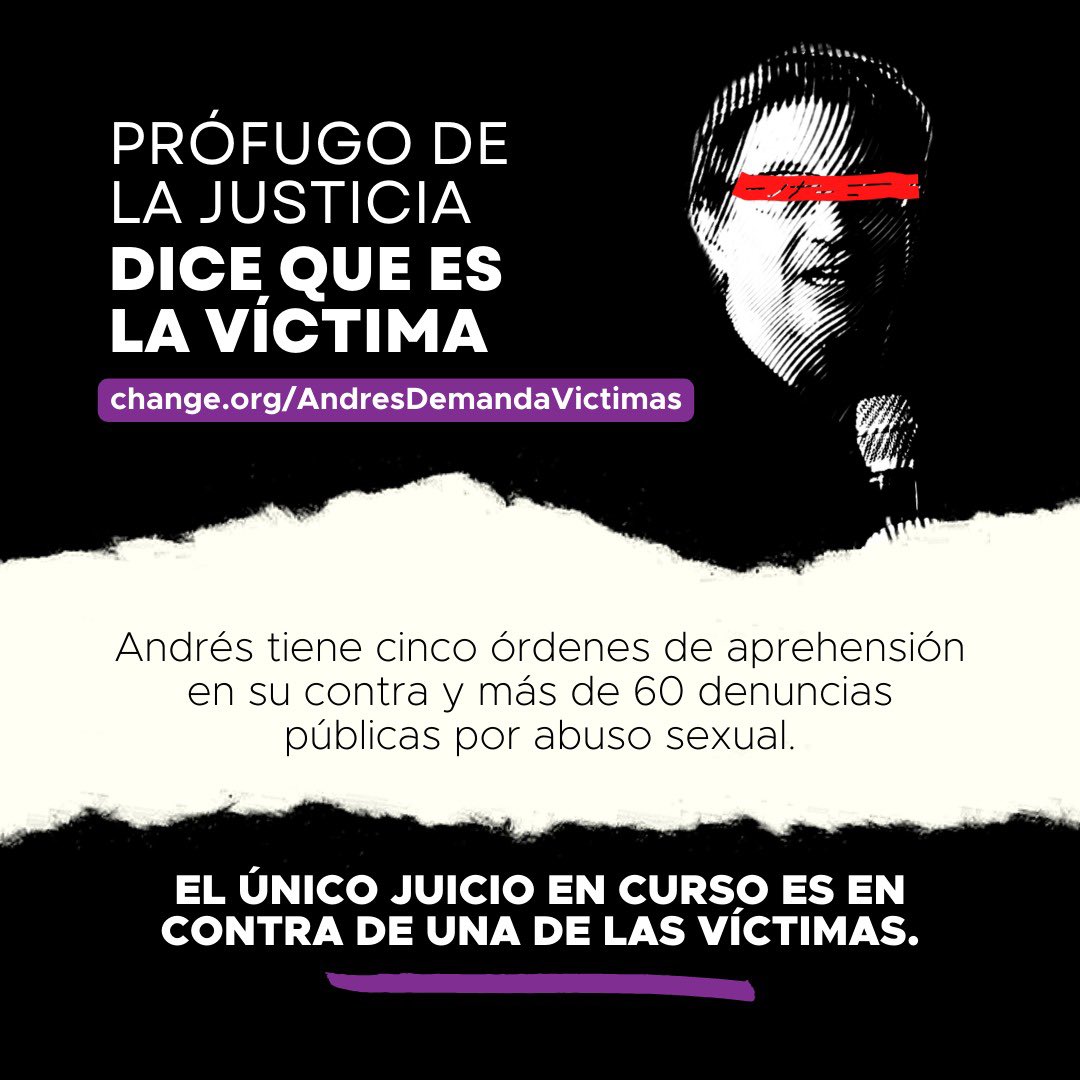 Prófugo acusado de abuso sexual demanda a su víctima: EXIGE JUSTICIA - ¡Firma la petición! chng.it/Yq4PZTzN vía <a href="/Change_Mex/">Change.org México</a>

#LaVerdadNoTienePrecio