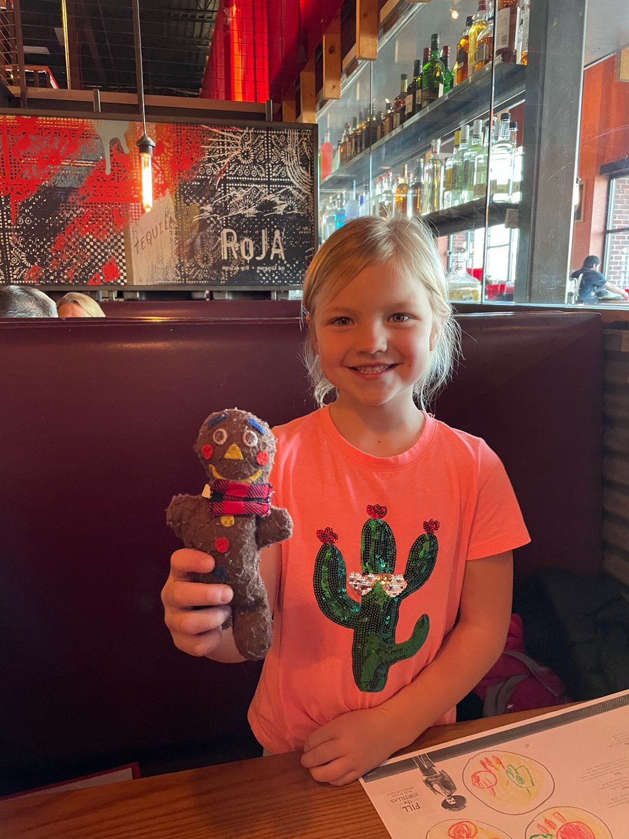 GingerFredbread's tweet photo. I ate tacos with Hadley. Then she made me my own bed and we watched a movie. #RBkinder2021 https://t.co/nn3Ubx3qnQ