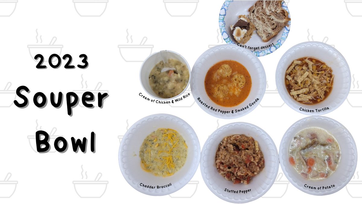 nasdspecialed's tweet photo. We had a "Souper Bowl" luncheon today and it's safe to say they were #AllWinners. 😋 #TeamSoup #SouperBowl https://t.co/ba9k5WRDbm
