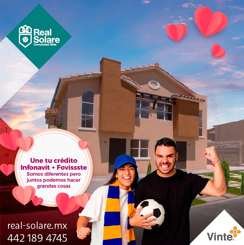 real_solare's tweet photo. Adquiere tu vivienda con la persona que más amas.😍
Si tienes crédito Infonavit y tu pareja tiene Fovissste pueden adquirir el hogar de su sueño uniendo sus créditos. 🙌
Llámanos: 442 189 4745
Conoce todos nuestros modelos:
https://t.co/W00V6Domda ✅ https://t.co/2js3uUVKnV