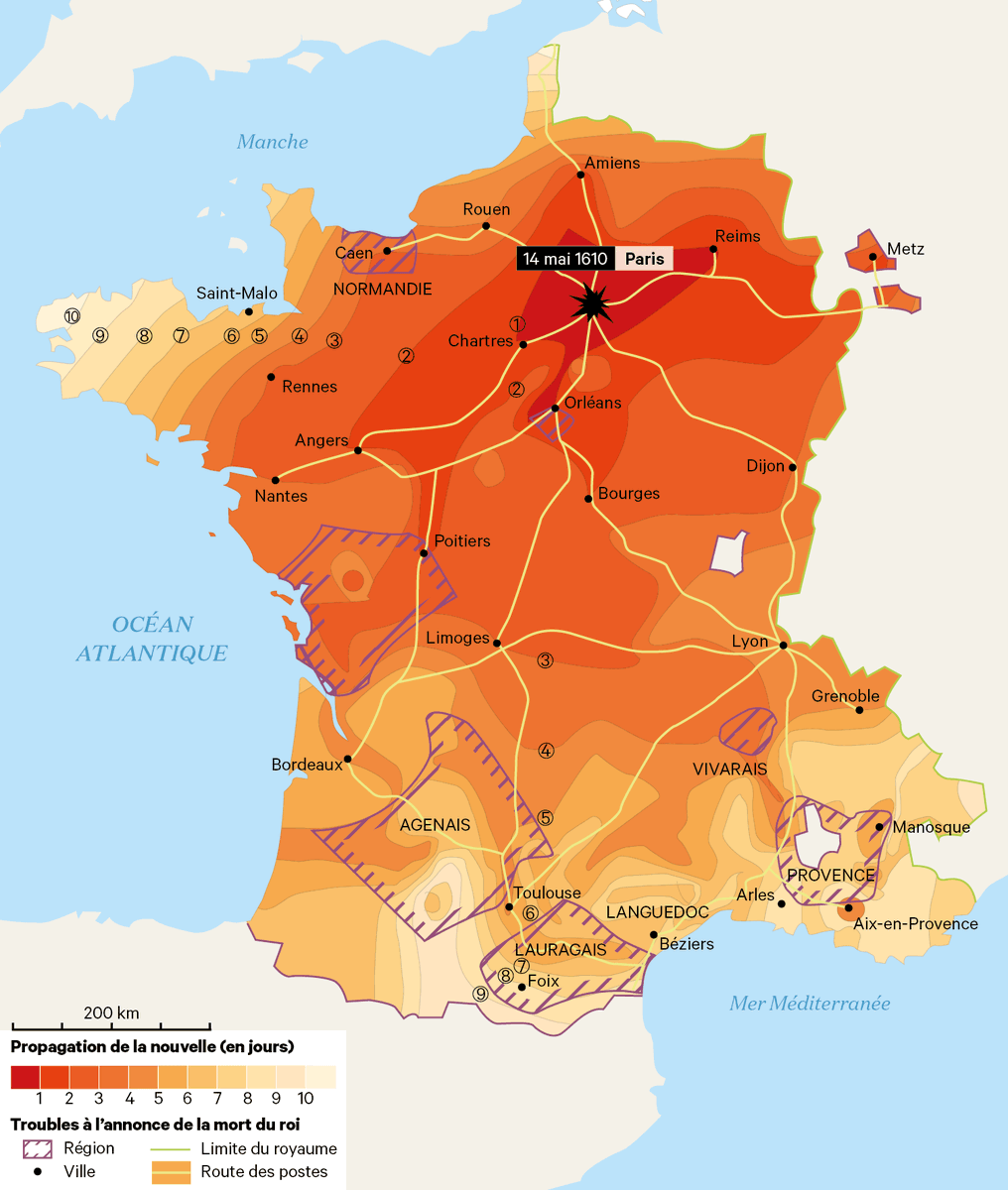 Soner Cagaptay on Twitter "RT Valen10Francois In 1610, it took 10 days for the most remote