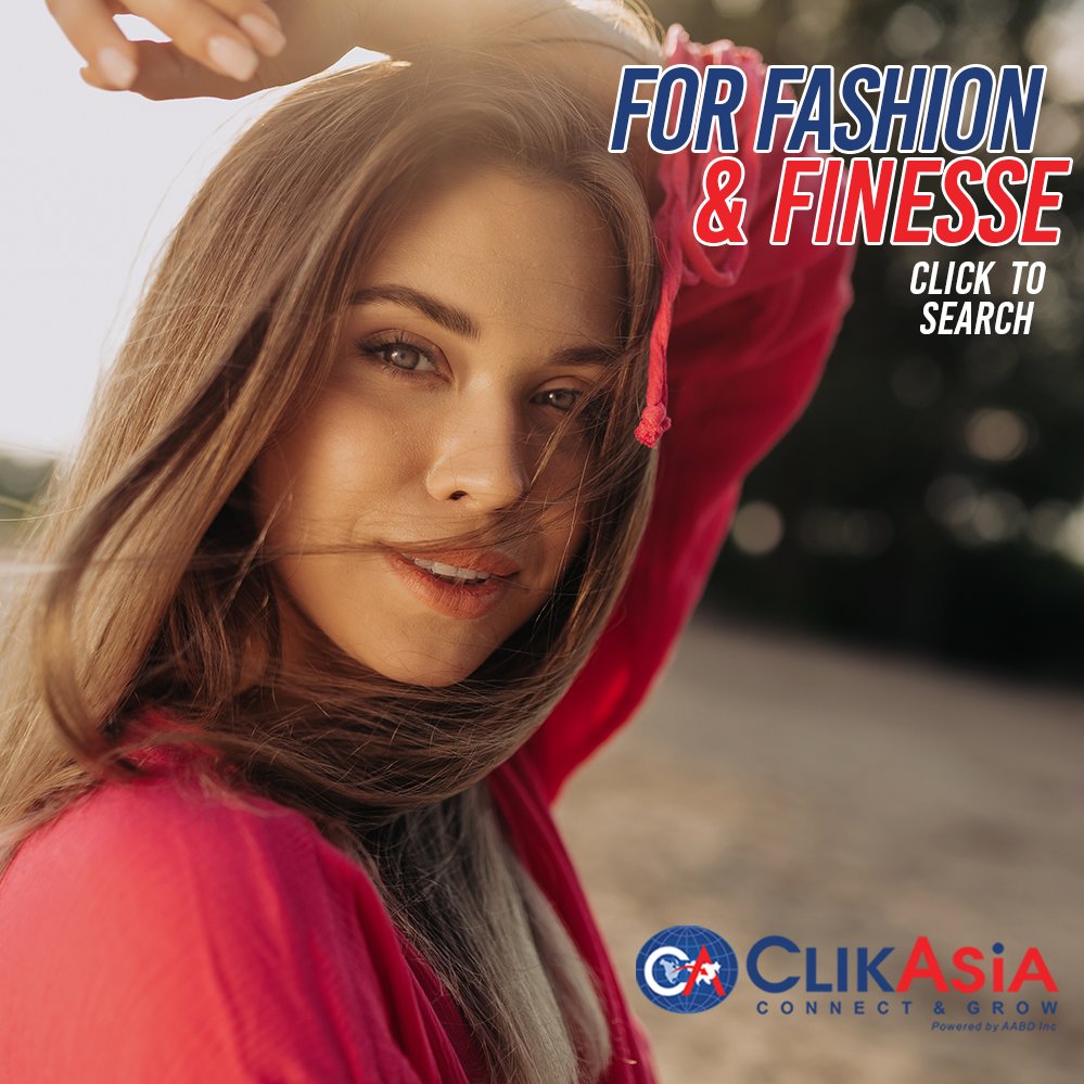 ClikAsia's tweet photo. Looking for that fabulous outfit that fits the occasion and the mood, #ClikNow on #ClickAsia as your search ends herehttps://www.clikasia.com/listings/shopping-fashion
#ClikAsia #Fashion #Style #Art #Beauty #Makeup #Shopping #Design #Dress #Jewelry #JewelryStore #Watches https://t.co/3ztEJyISHm