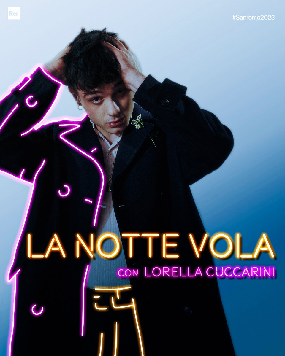 SanremoRai's tweet photo. 💐 CODICE 04
🎤 @olly_nclusive @LCuccarini
🎧 #LaNotteVola
#Sanremo2023 https://t.co/lTJVZ1WyxM