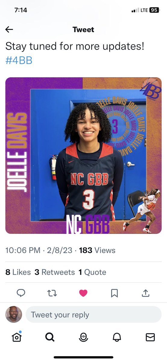 CebaCoachDavis's tweet image. Can’t believe it’s Senior Night 🥺for @_JoelleDavis I have spent the last 13 years of my life in gyms or doing something basketball related. What a ride..