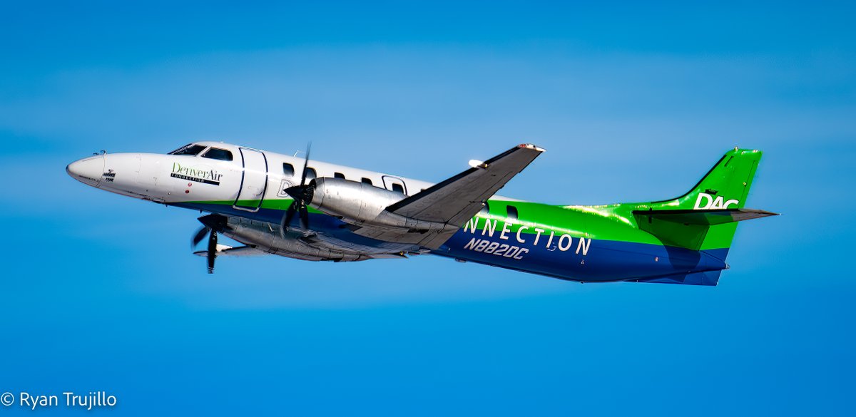 ryantujillo's tweet photo. Denver Air Connection flights depart runway 25 at DEN on 2/3/23

#avgeek #aviationphotography #denverairconnection #metroliner  #dornier #denverinternationalairport #nikonphotography https://t.co/rudLhjvhek
