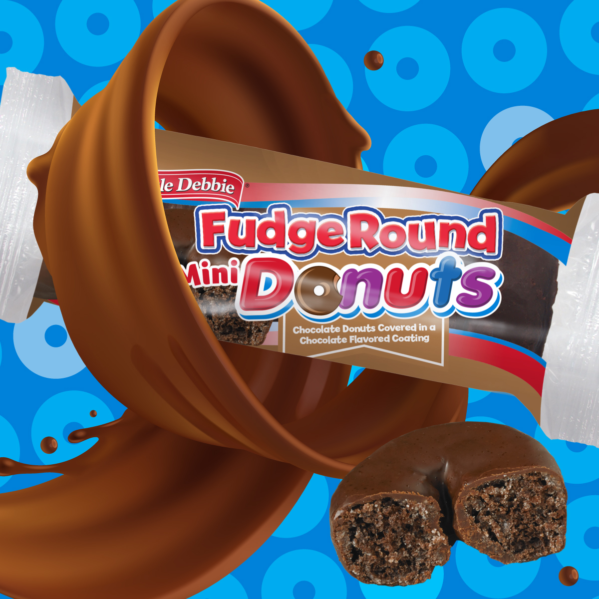 Try our Fudge Round Mini Donuts available now in a single serve sleeve! Grab a pack on your next trip to the convenience store! To find in a location near you, follow the link below! #LittleDebbie #Unwrapasmile #todaywebake littledebbie.com/www/findlocati…