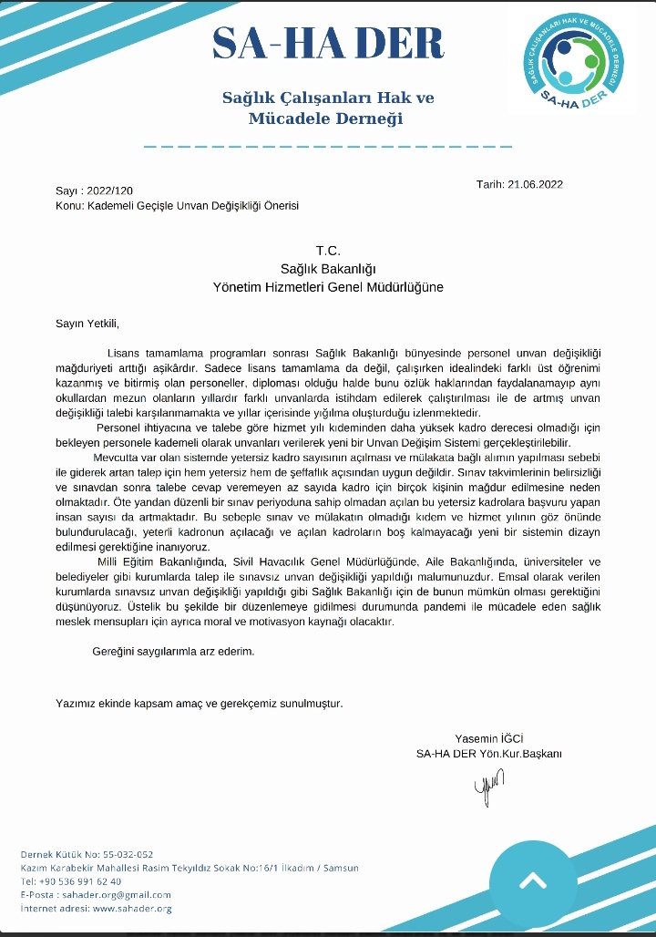 @Sozz_mu <a href="/SaHaDernegi/">Sağlık Çalışanları Hak Ve Mücadele Derneği</a> @112acilfmcom <a href="/agisaglik/">Sağlık Ağı</a> <a href="/saglikperrsonel/">Personel Sağlık Personeli Haber.Net</a> <a href="/dentalhabercom/">Dental Haber</a> Sağlık Çalışanlarımız şuan sınavı düşünecek halde değillerdir erteleme yerinde olup çözüm için fedakar sağlık camiamıza <a href="/SaHaDernegi/">Sağlık Çalışanları Hak Ve Mücadele Derneği</a> önerisi Kademeli Geçişle ünvan değişikliği hakkı tanınması talebimizi ekliyoruz sn <a href="/RTErdogan/">Recep Tayyip Erdoğan</a> <a href="/drfahrettinkoca/">Dr. Fahrettin Koca</a> @tccbiko <a href="/iletisim/">T.C. İletişim Başkanlığı</a> #NöbetTeslimi