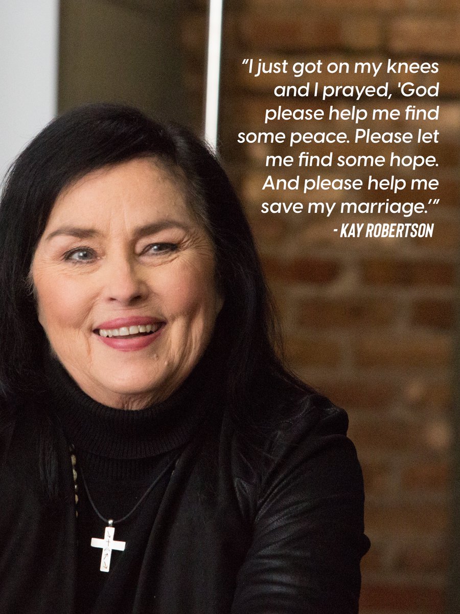 Fame and fortune have come to Kay Robertson, “Miss Kay” of the “Duck Dyansty” family reality show. 

She had always dreamed of a storybook life with a husband and children. Her grandmother told her that one day she would have to fight for her marriage.

watch.iamsecond.com/relationships 💕