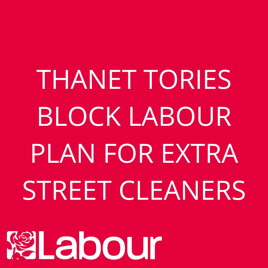 ThanetLab's tweet image. Think Thanet deserves a clean up? Us too.
Read more about the Tories blocking additional street cleaners here bit.ly/3YF8huT
@LabourThanet