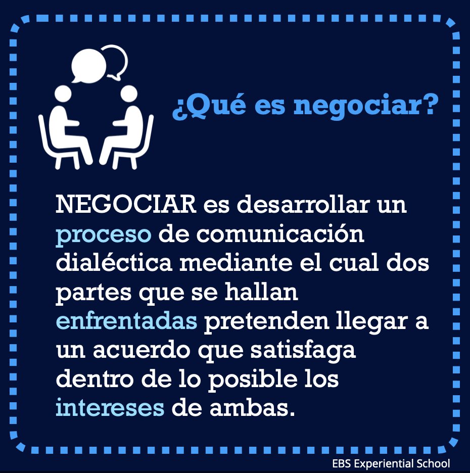 ebsthinkbig's tweet photo. Los expertos en negociación afirman que nos pasamos el día estableciendo relaciones 'asimétricas' en las que necesitamos dialogar para llegar a acuerdos. #negociacion #ebsperiences https://t.co/stbWjHKWj0