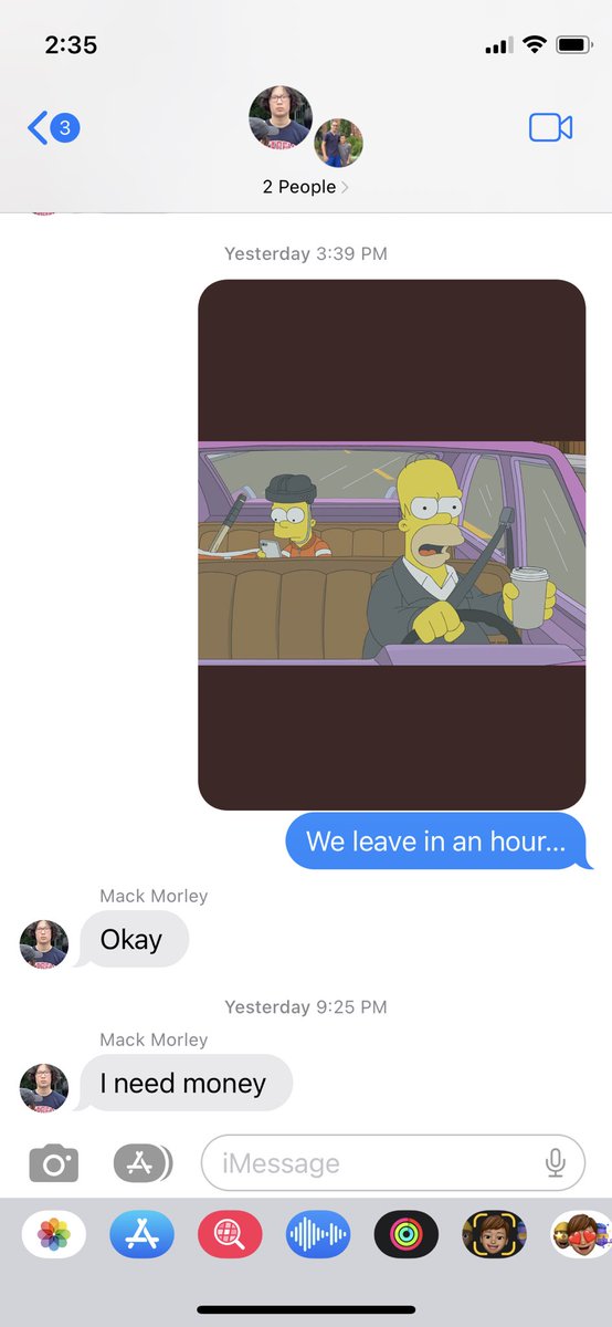 MorleySM's tweet photo. @jprutherford My teenager just asks for money… https://t.co/rpZzyiPhof