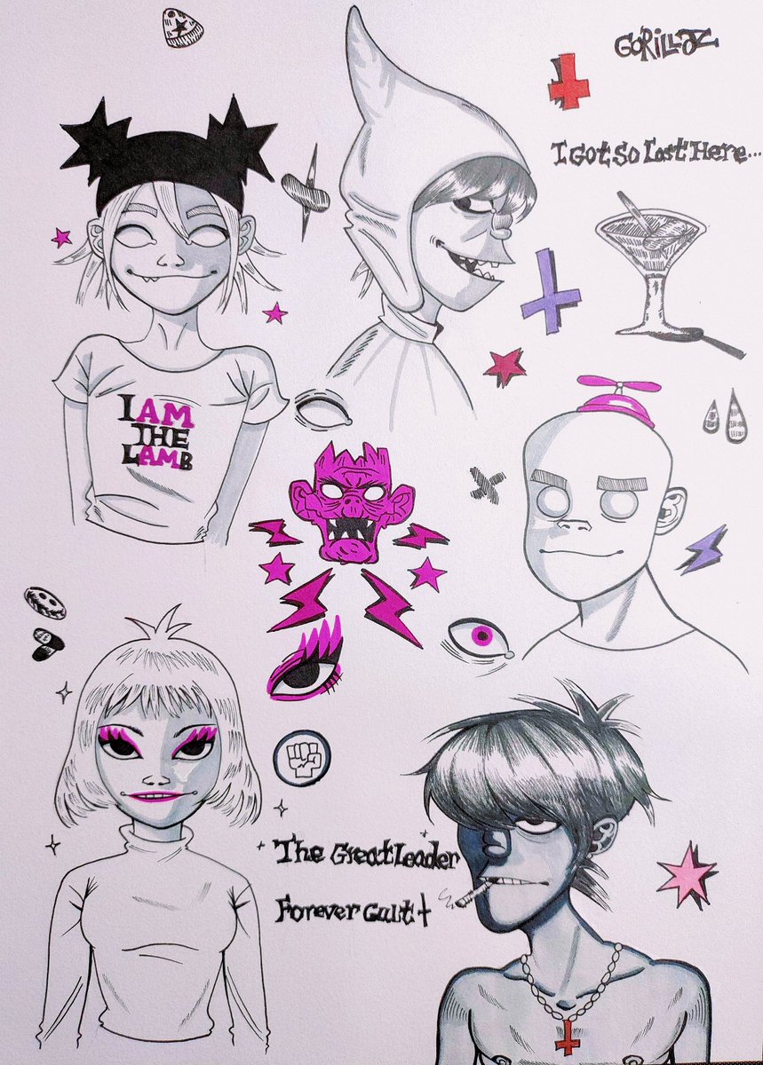 mlxg94's tweet photo. #gorillazfanart #gorillaz #Gorillazfanart #fanart #cracker island #sketch #Sketching #sketchart #pencilsketch #pencilart #markpen #silent running
some sketch for this phases☺️☺️ https://t.co/6g5nc8RDPI