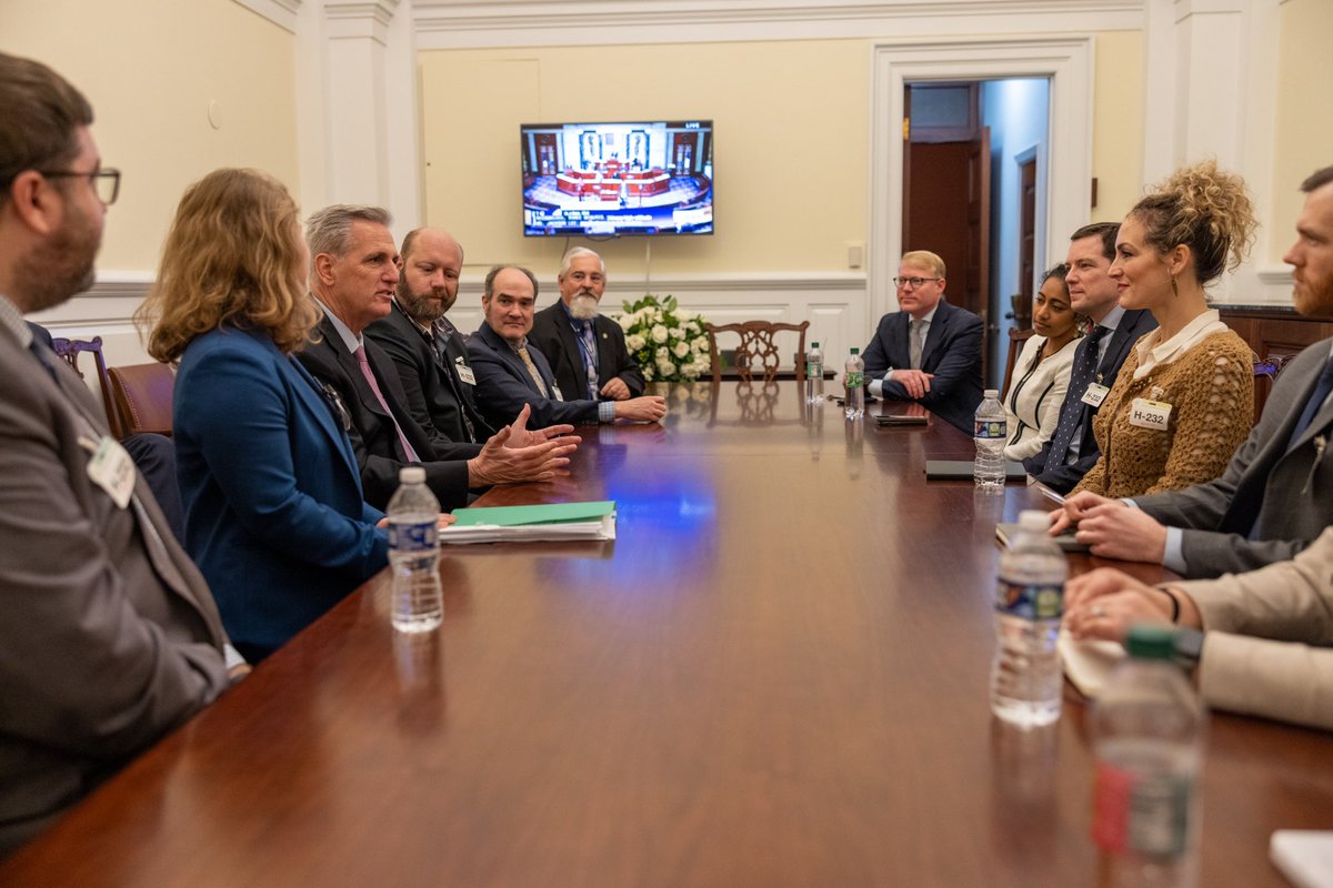 Our Executive Committee was honored to speak with <a href="/SpeakerMcCarthy/">Kevin McCarthy</a> about commercial space activities in his district at Mojave and Edwards and across the nation - the commercial space industry is critical to our international competitiveness and national security