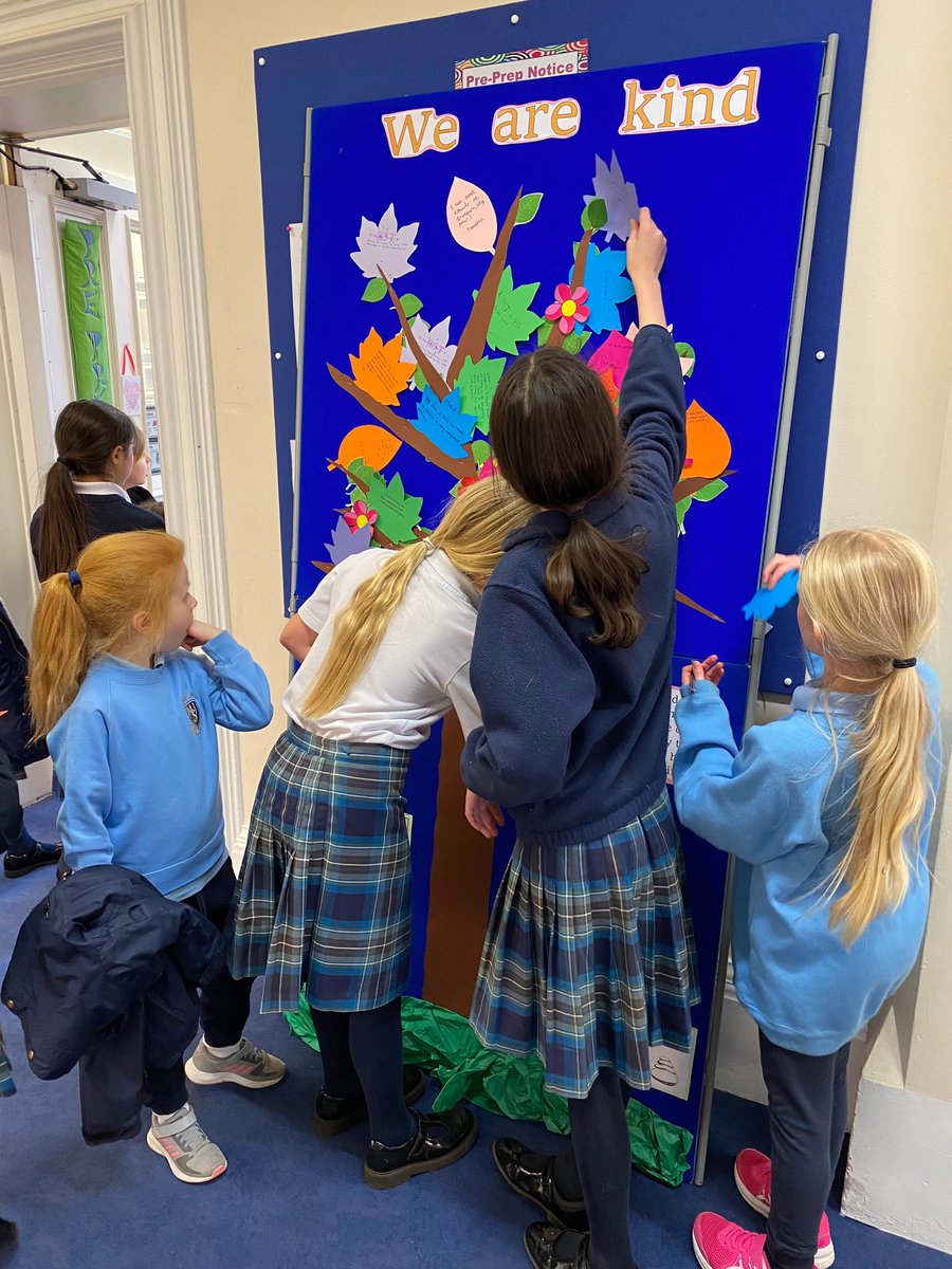 msjbuzz's tweet photo. It started the week with bare branches, but the many small acts of kindness carried out in the Prep Department this week have brought our tree to life. #wellbeing #kindness #smallthings #prepschool #msj https://t.co/I6pRIA6V1L