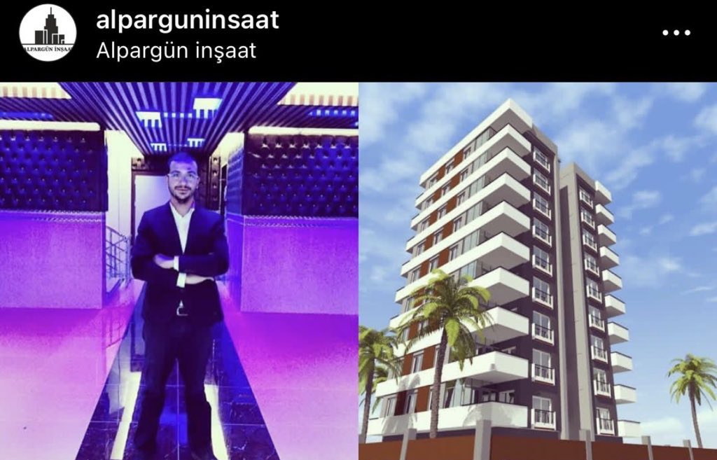 bizadanaliyik's tweet photo. Cumhuriyet gazetesinin haberine göre, Adana’da lüks ve güvenilir site olarak pazarlanıp, depremde kâğıt gibi yıkılan Alpargün apartmanının sahipleri baba Hasan Alpargün ve oğlu Hasan Can Alpargün’ün yakınları, ikilinin deprem günü apar topar Kıbrıs’a kaçtığını ifade etti… https://t.co/0yUzkfIWnP